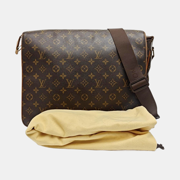 VALMY Monogram Coated Canvas Brown