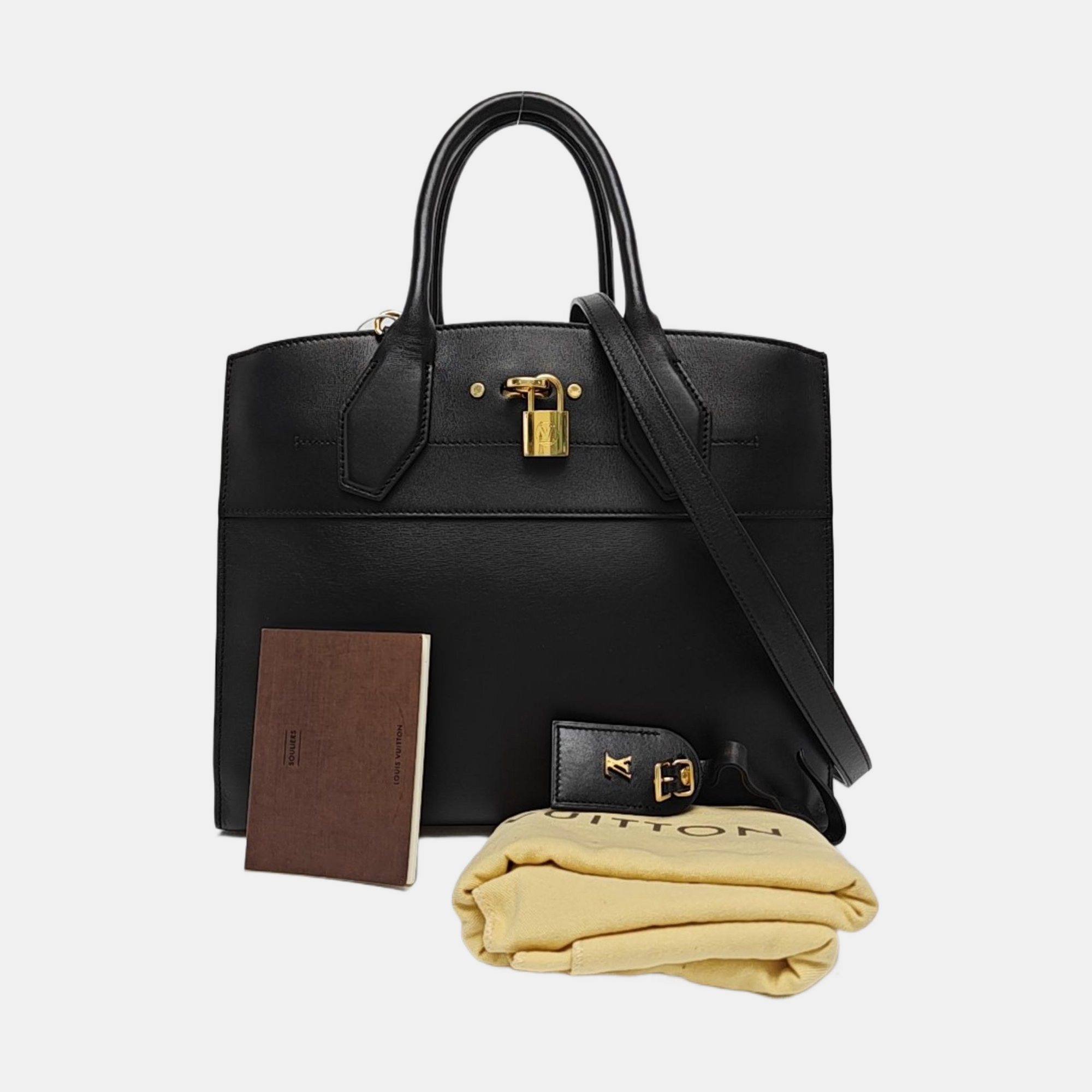 CITY STEAMER MM Calfskin Black