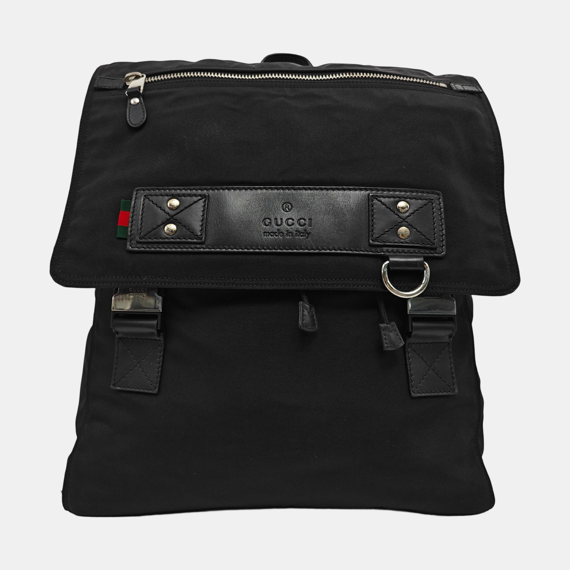 Fabric Backpack Black