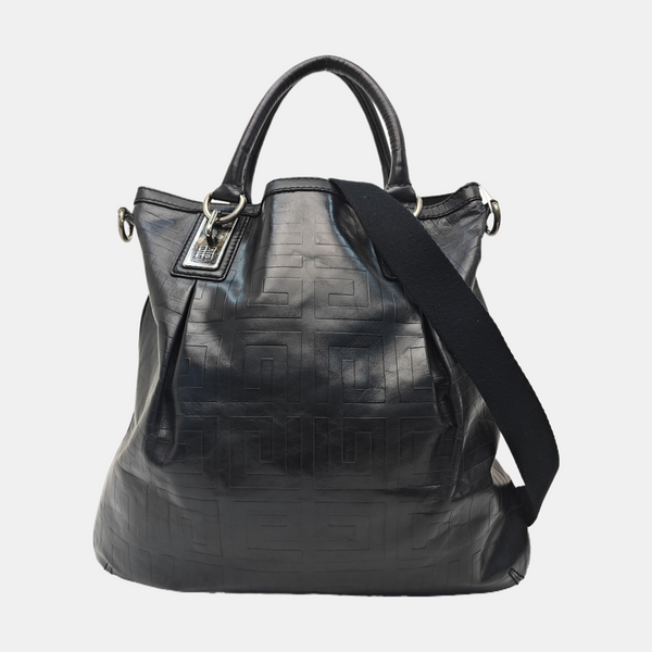 Calfskin Shoulder Bag Black