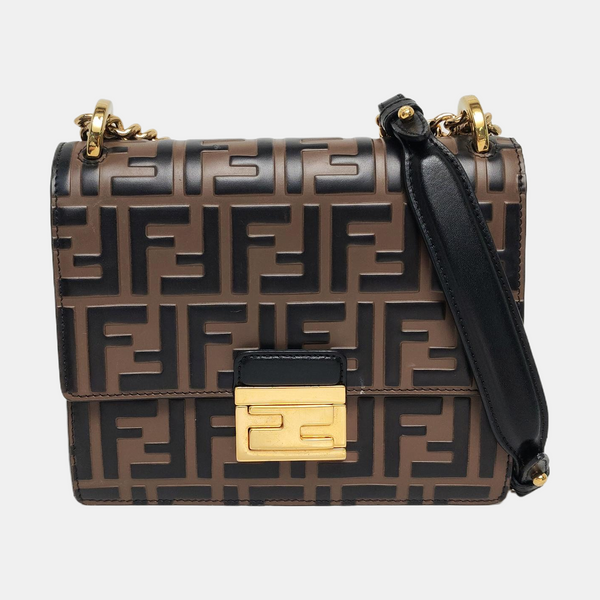 Kan U Small Calfskin Brown