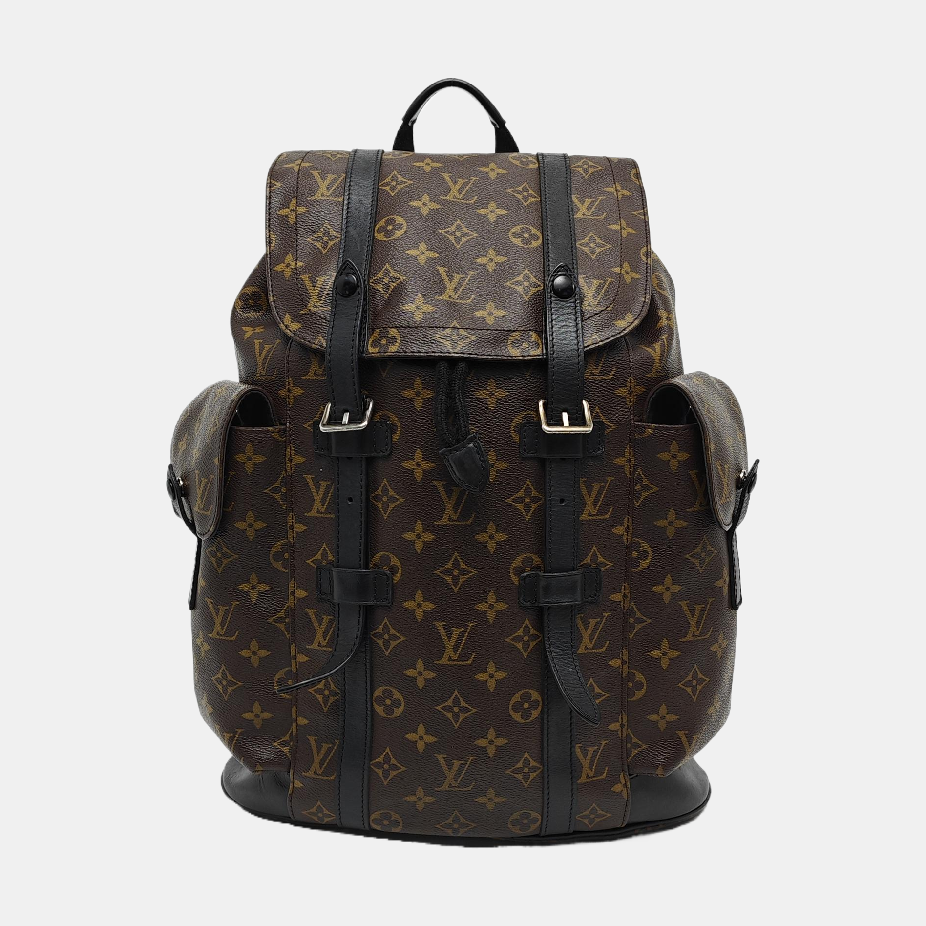 CHRISTOPHER PM Monogram Coated Canvas Brown