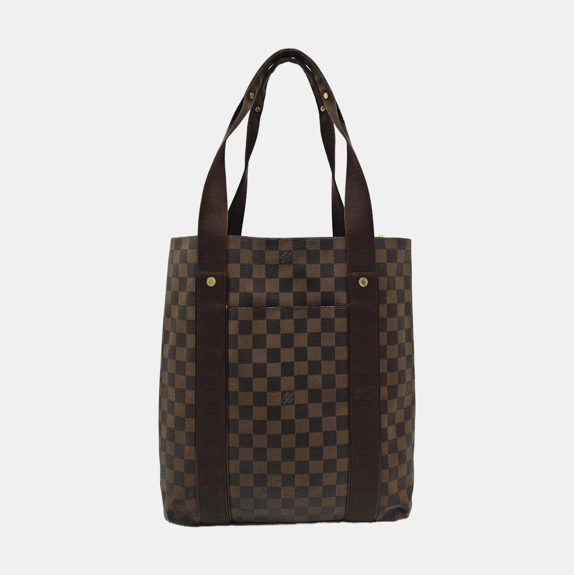 VINTAGE BEAUBOURG Damier Ebene Coated Canvas Brown