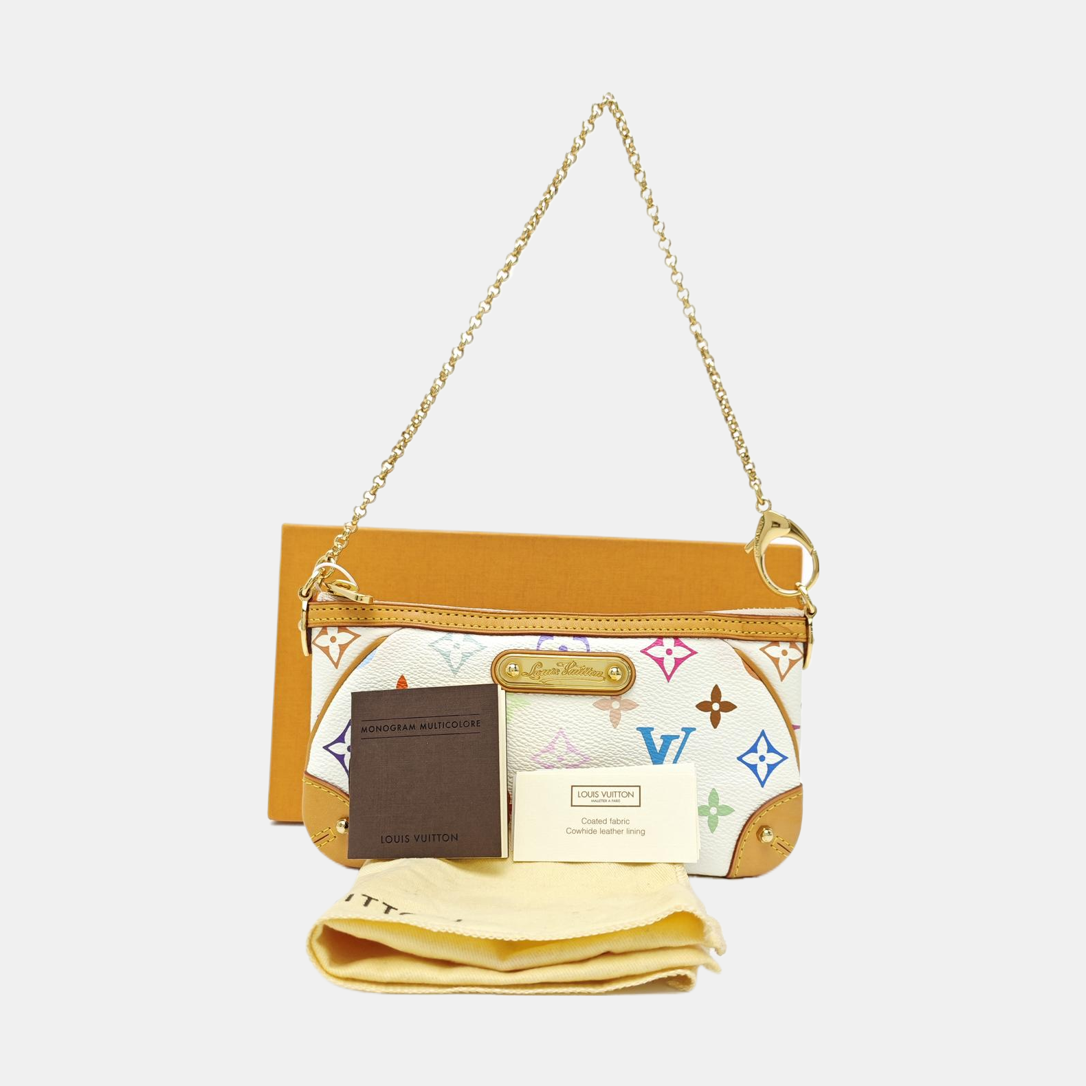 LV × TM VINTAGE MILLA Monogram Coated Canvas White