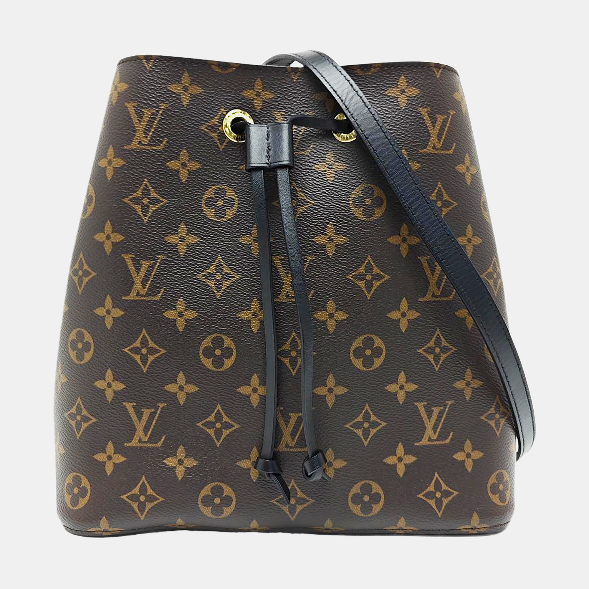 NÉONOÉ MM Monogram Coated Canvas Brown