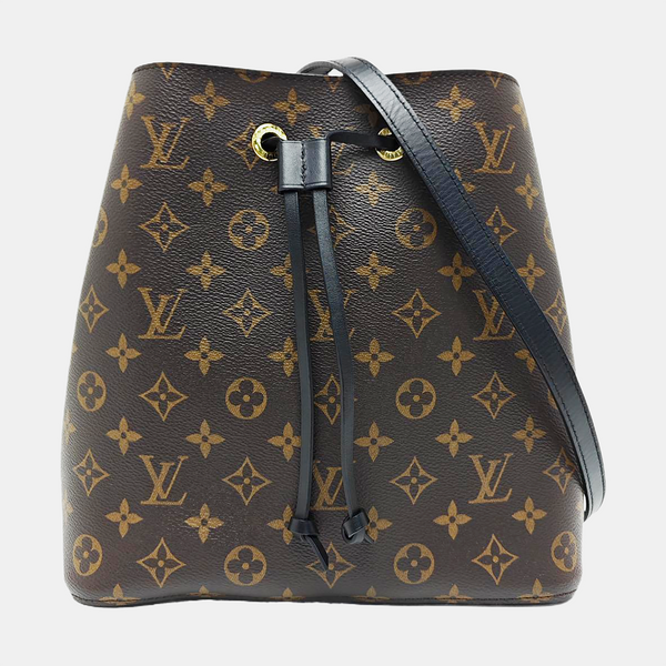 NÉONOÉ MM Monogram Coated Canvas Brown