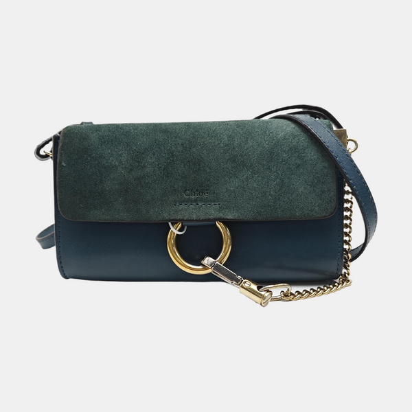 Faye Mini Calfskin Blue