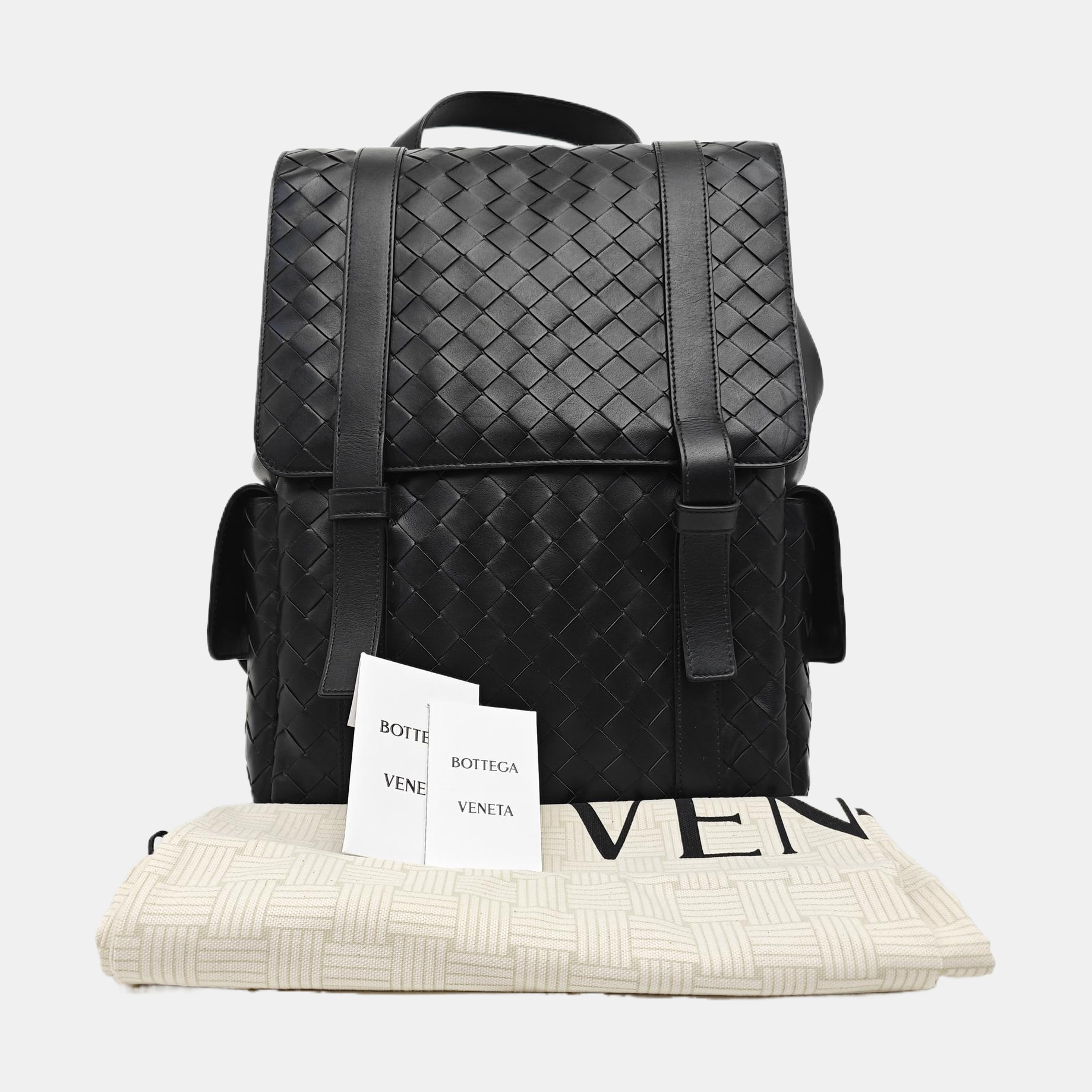 Calfskin Backpack Black