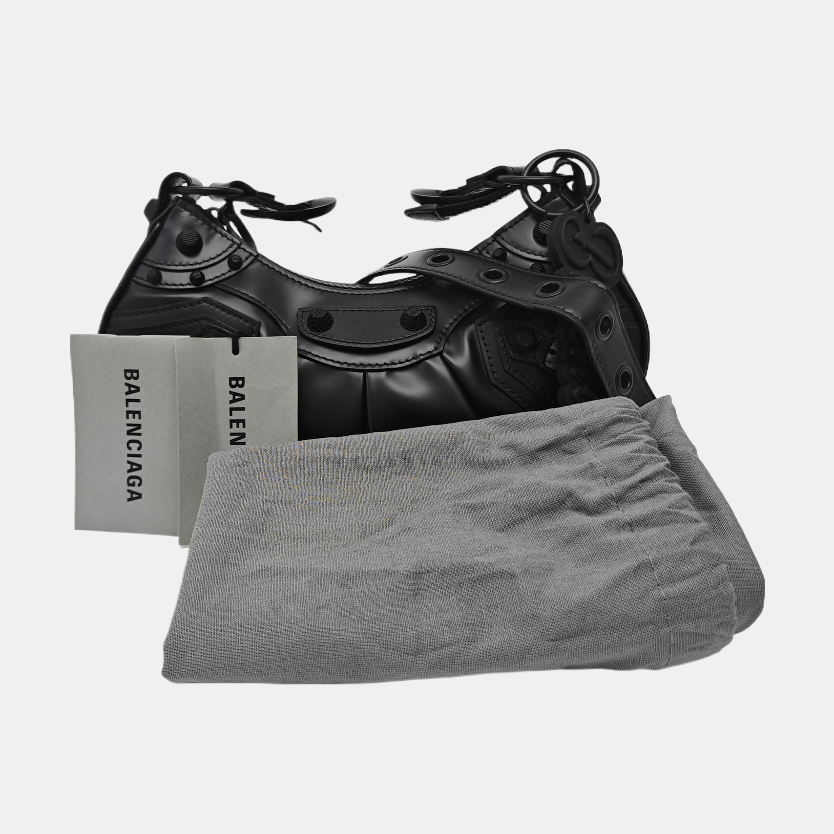 Le Cagole Small Calfskin Black