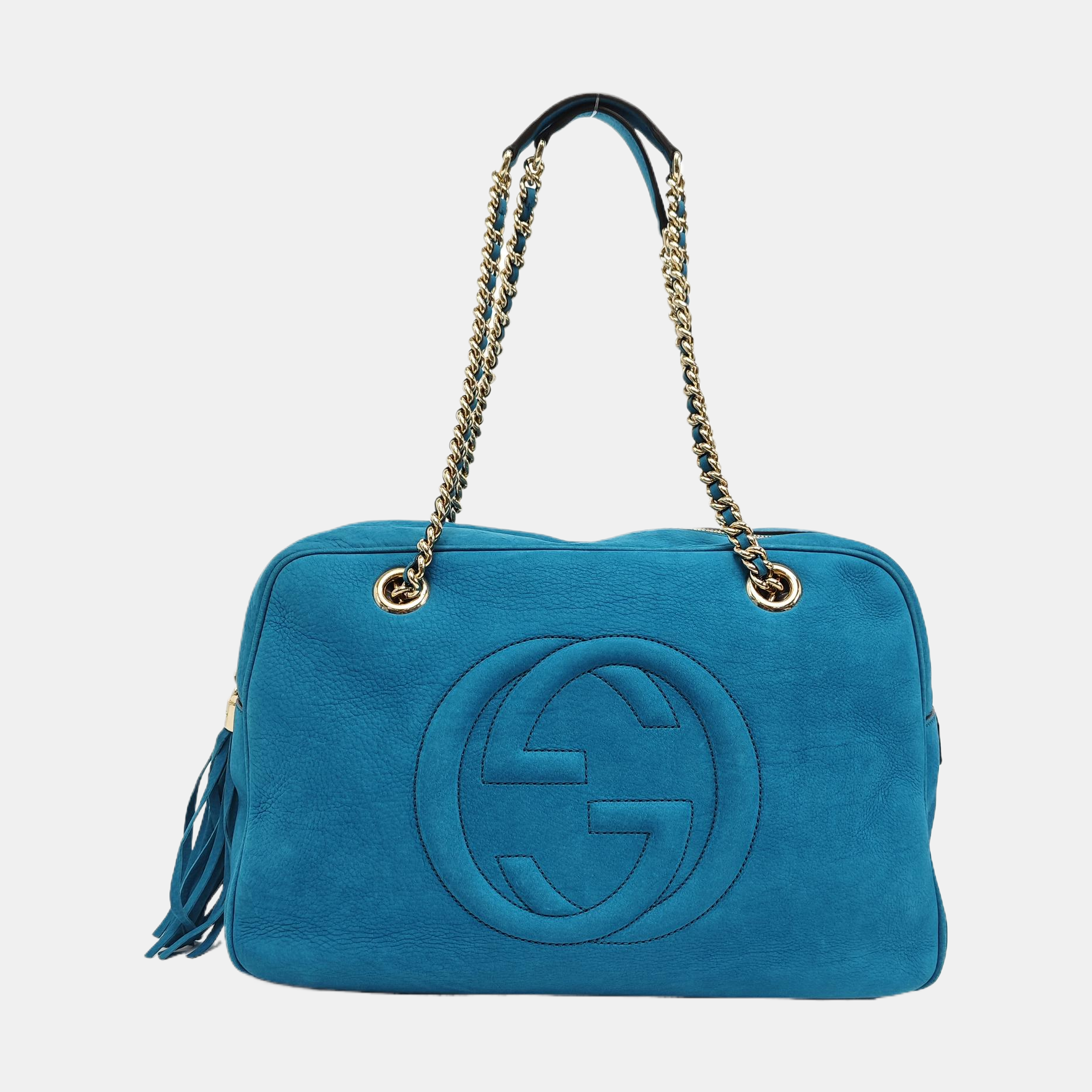 Soho Quilted Calfskin Blue