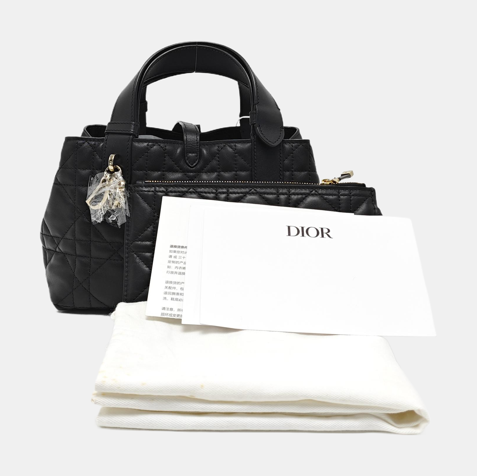 Toujours Small Cannage Calfskin Black