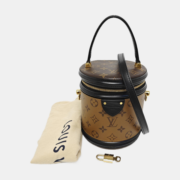 CANNES PM Monogram Coated Canvas Brown