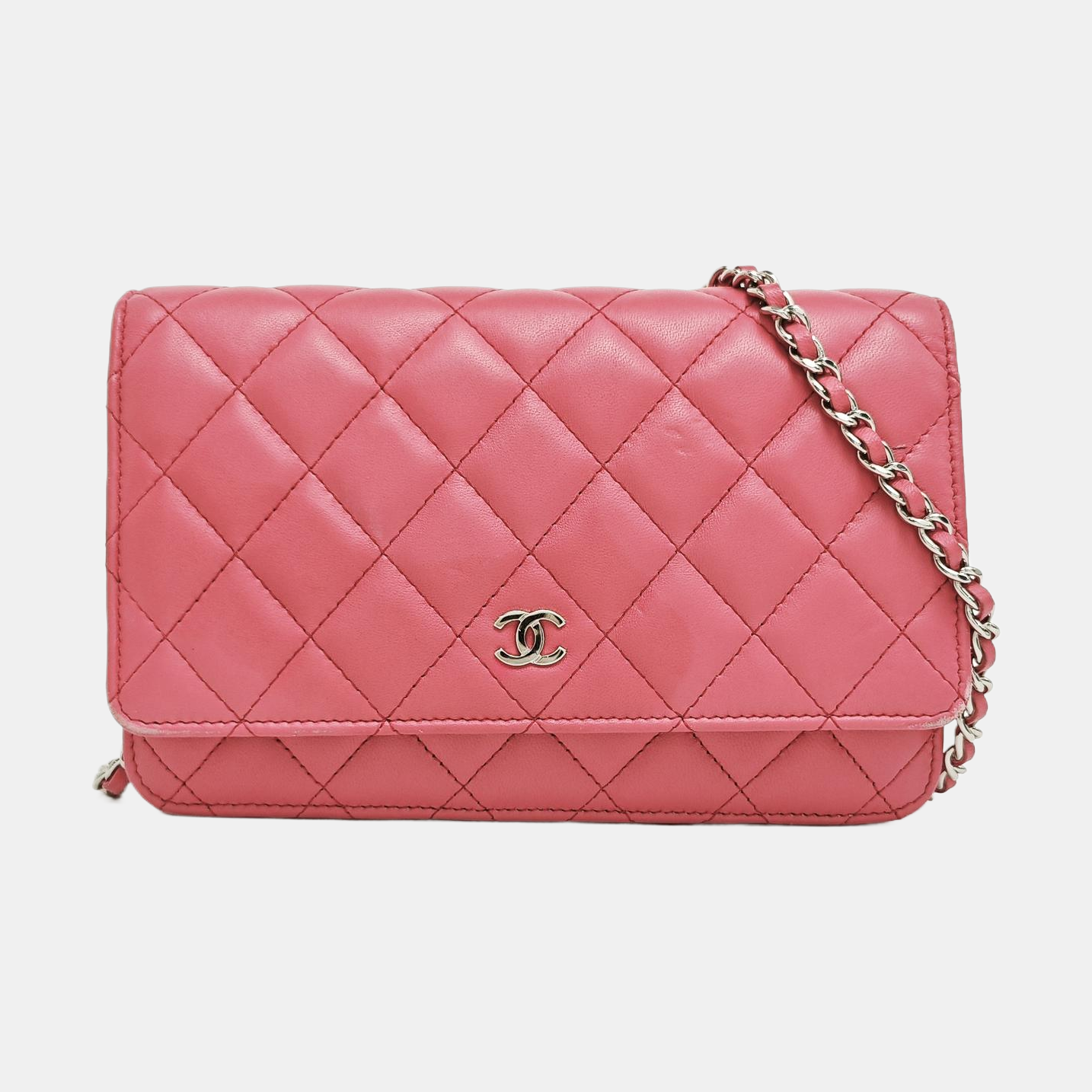 WOC Quilted Lambskin Pink