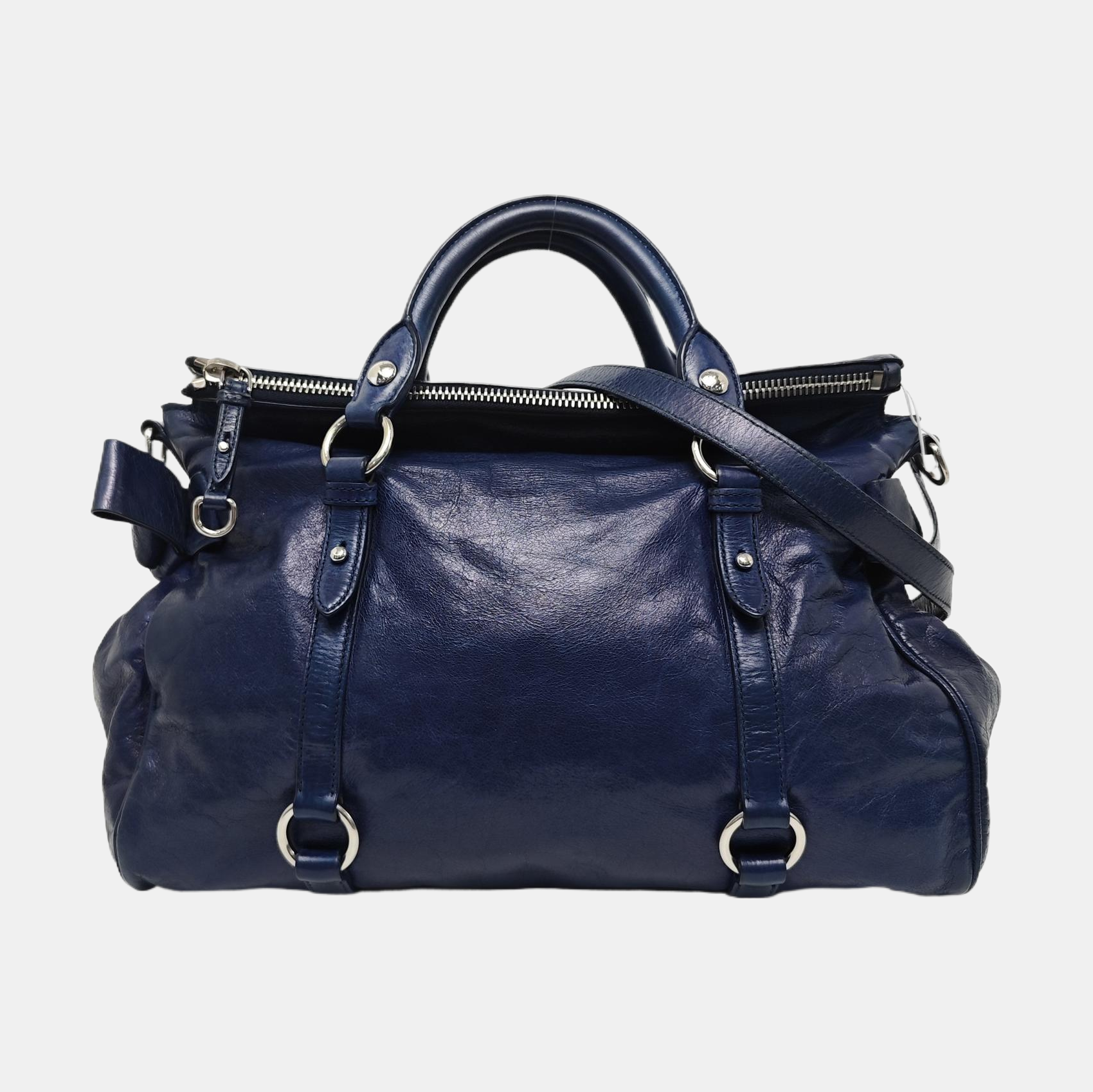 Bow Calfskin Blue