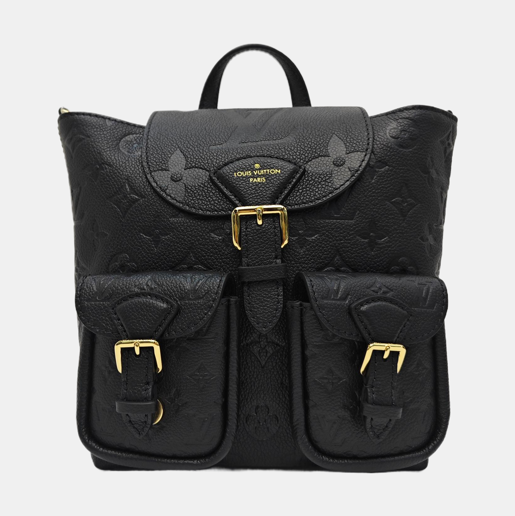 BACKUP Monogram Calfskin Black