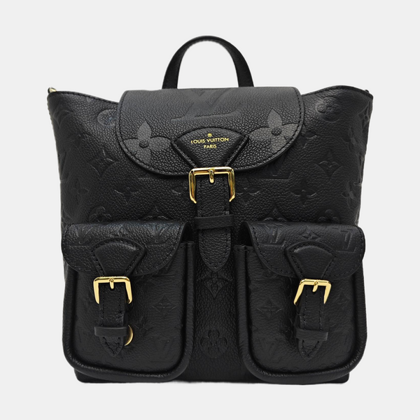 BACKUP Monogram Calfskin Black