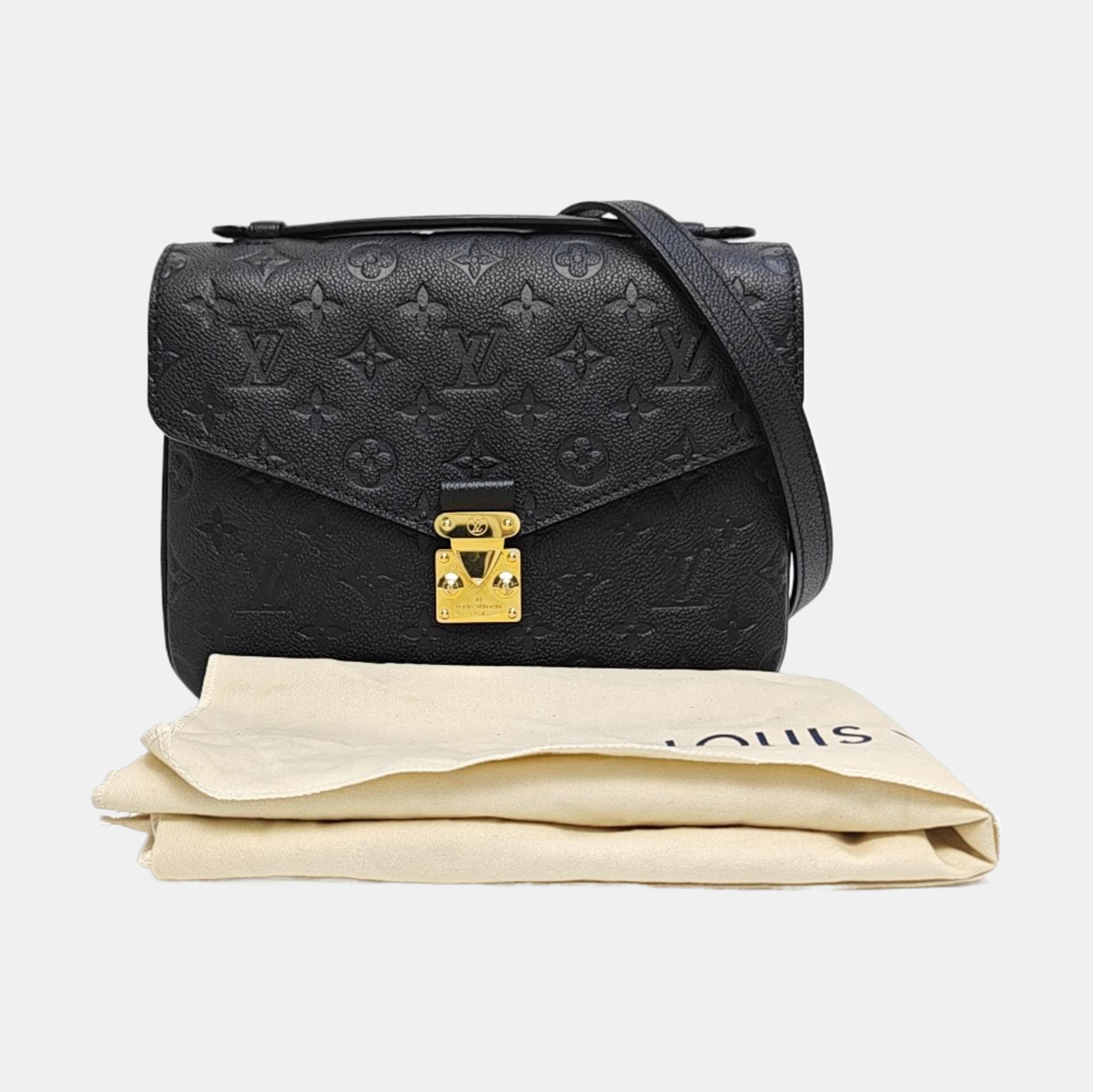MÉTIS MM Monogram Calfskin Black