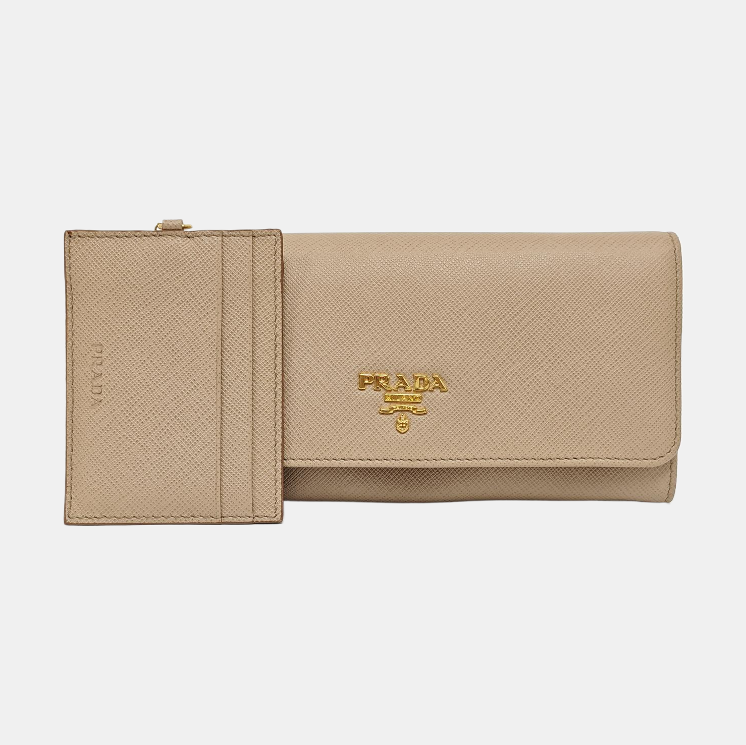 Calfskin Clutch Beige