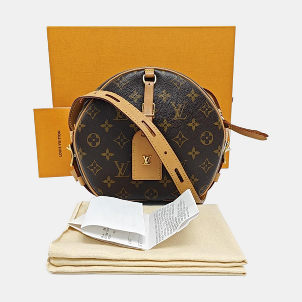BOITE CHAPEAU MM Monogram Coated Canvas Brown