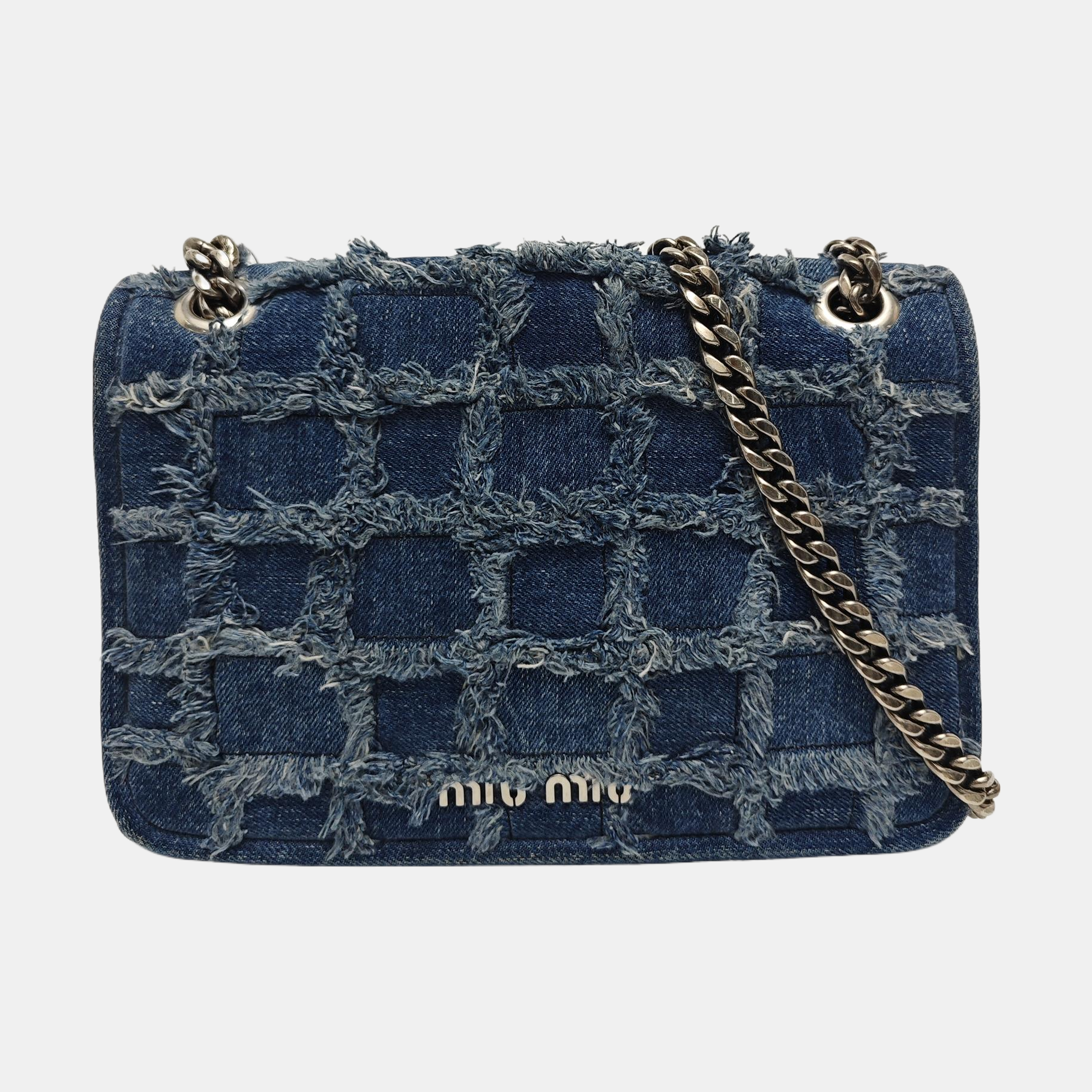 Denim Shoulder Bag Blue