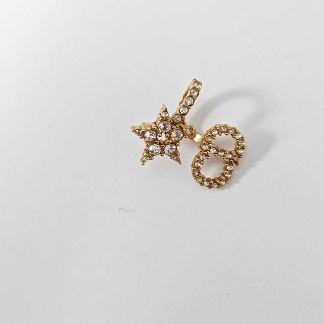 Clair D Lune Metal Gold Stud Earrings
