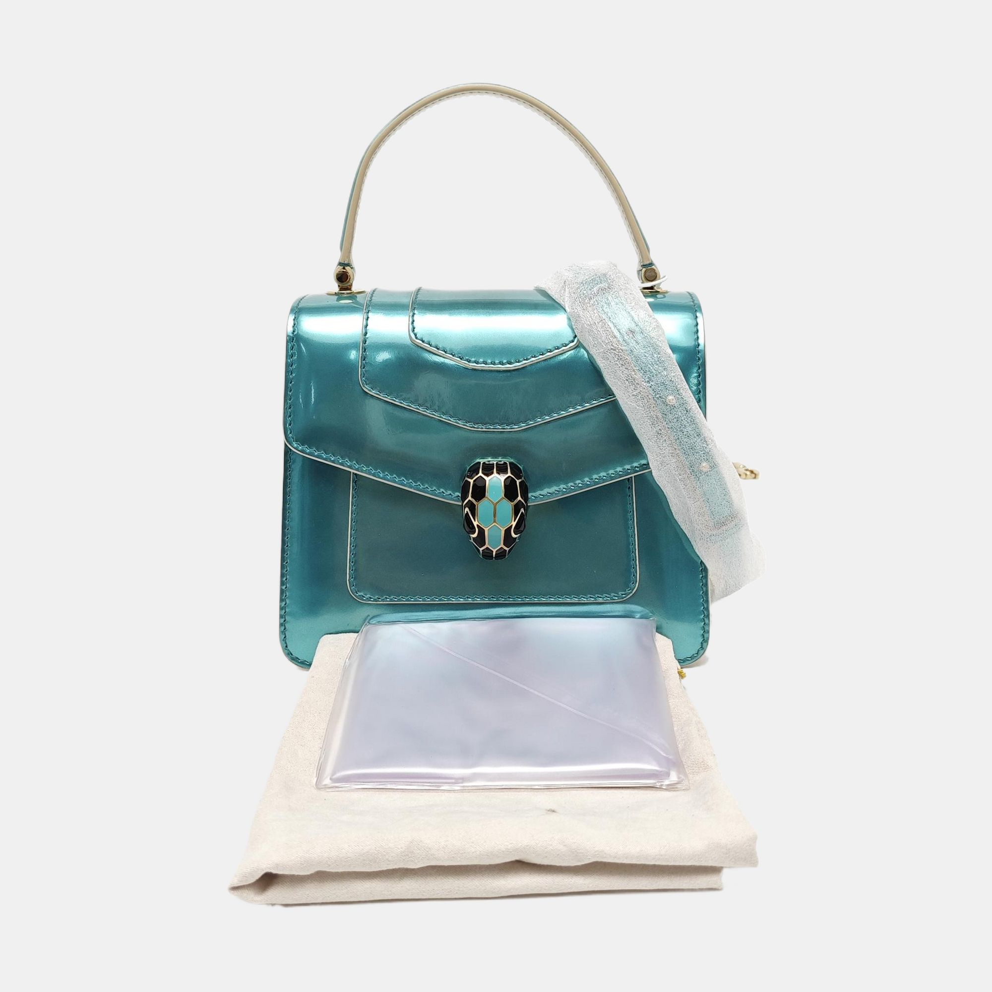 SERPENTI FOREVER Small Calfskin Green