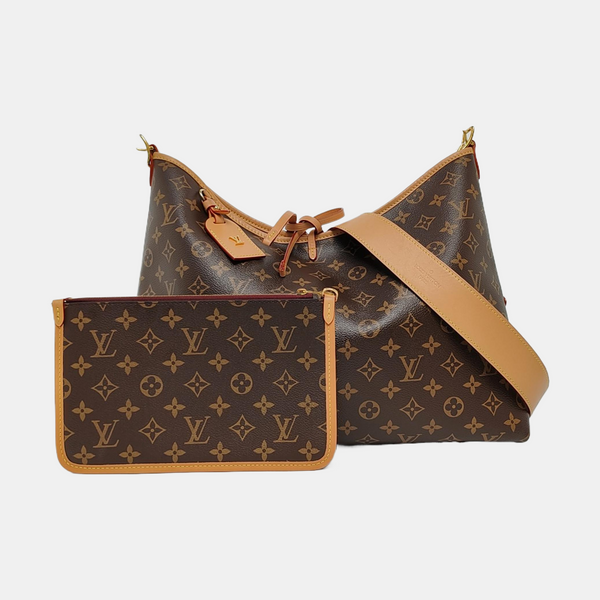 CARRYALL MM Monogram Coated Canvas Brown