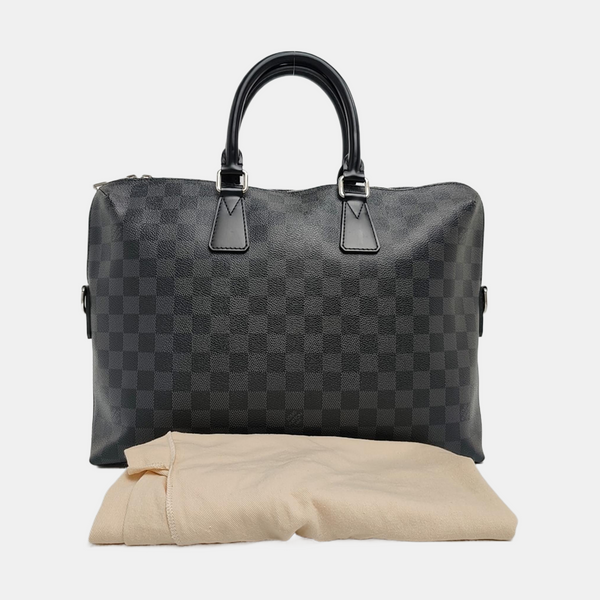 PORTE-DOCUMENTS Damier Graphite Coated Canvas Gray