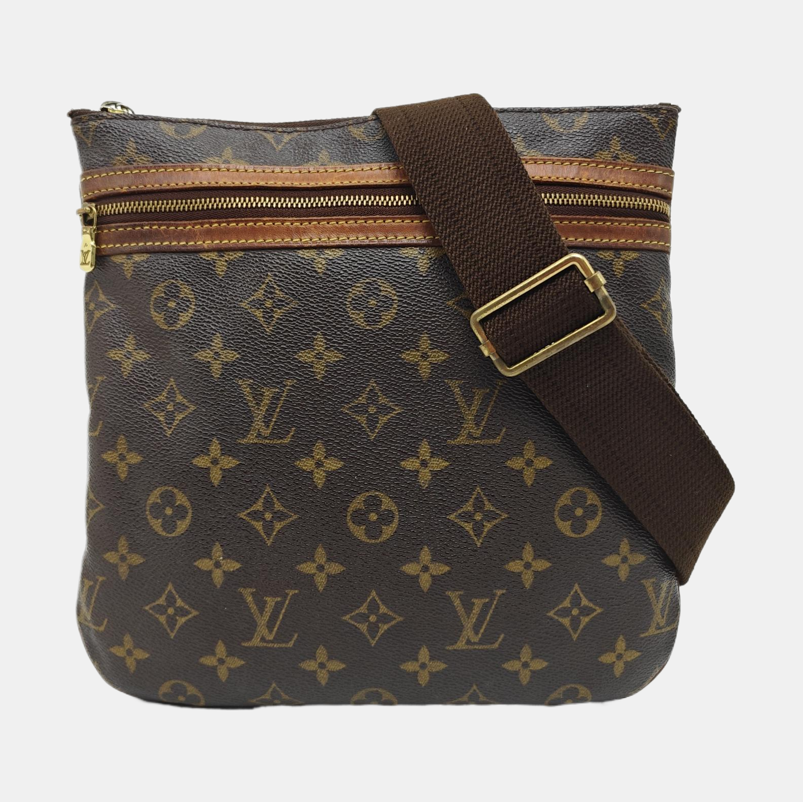 BOSPHORE Monogram Coated Canvas Brown