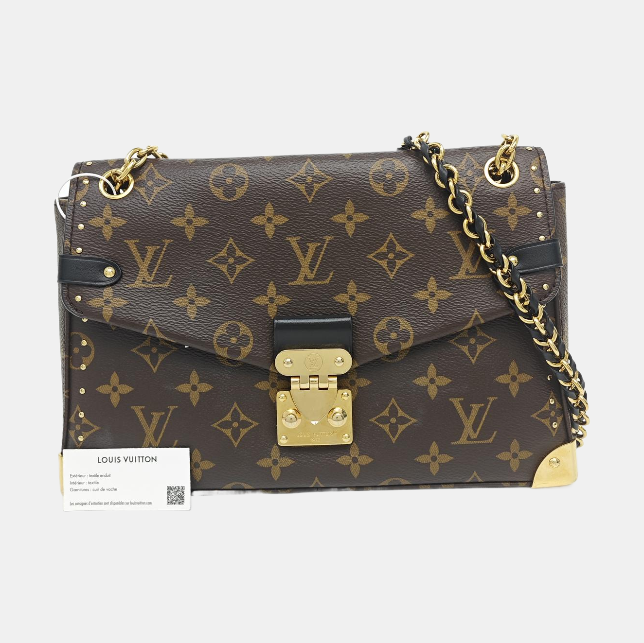 TRUNKIE Monogram Coated Canvas Brown