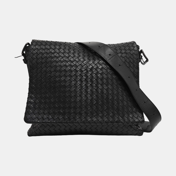 Calfskin Shoulder Bag Black