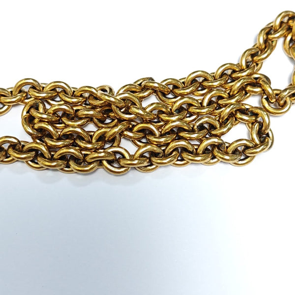 Petit CD Metal Gold Necklace