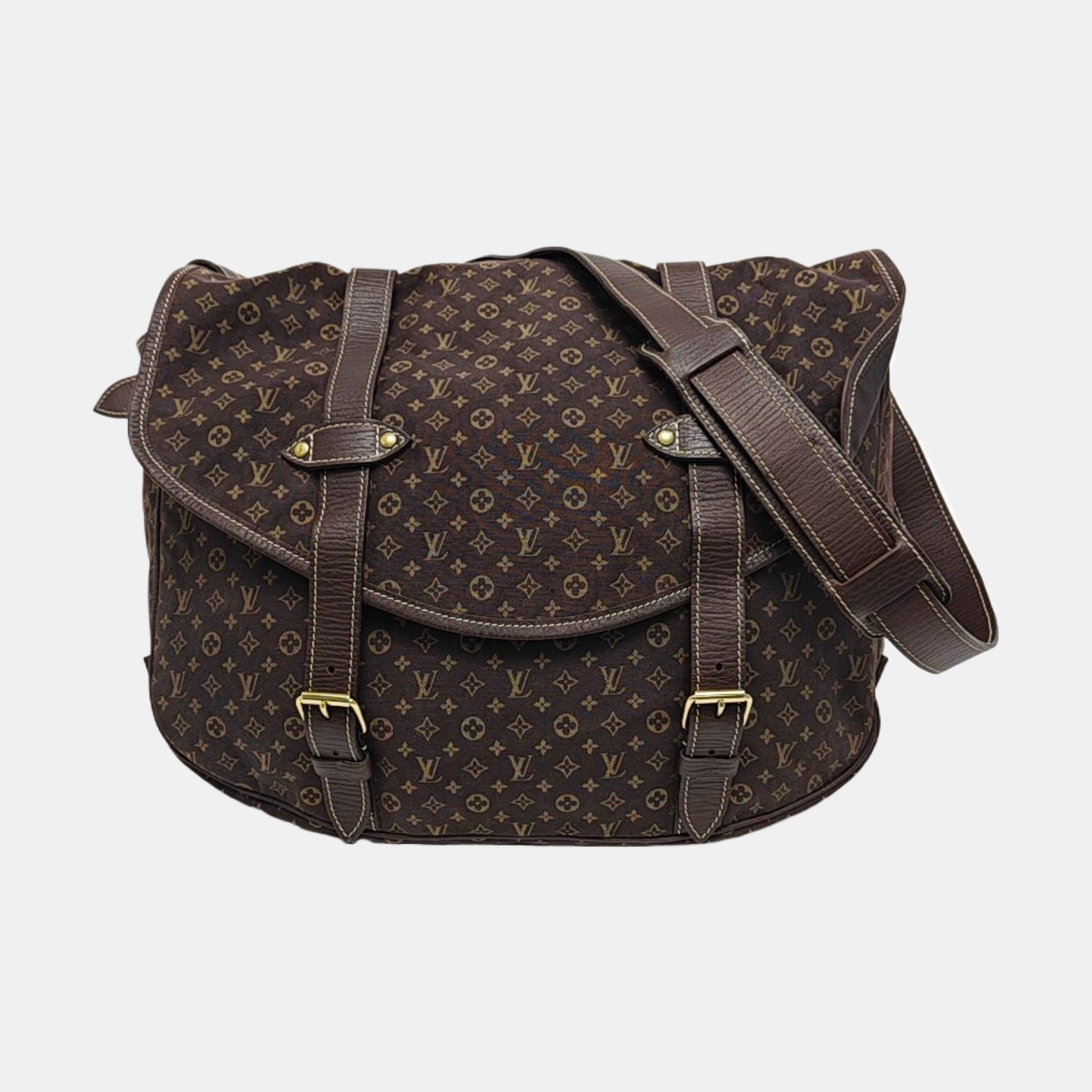 SAUMUR Extra Large Monogram Canvas Brown