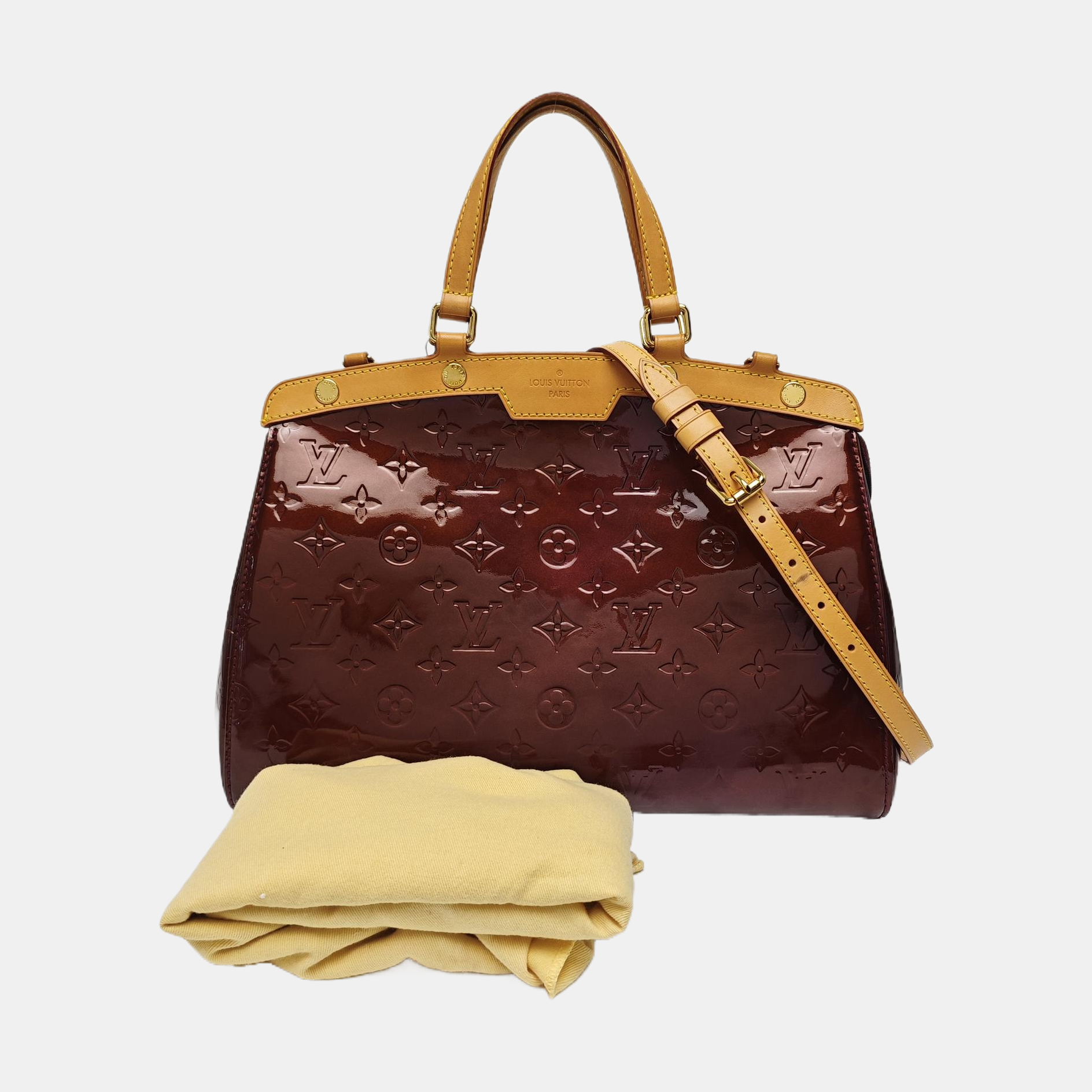 BREA Monogram Patent Leather Red