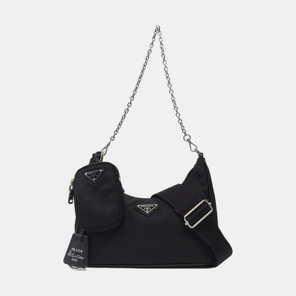 Authenticated pre-owned  Re-Edition2005 Nylon Black - Shoulder Bag at Looply