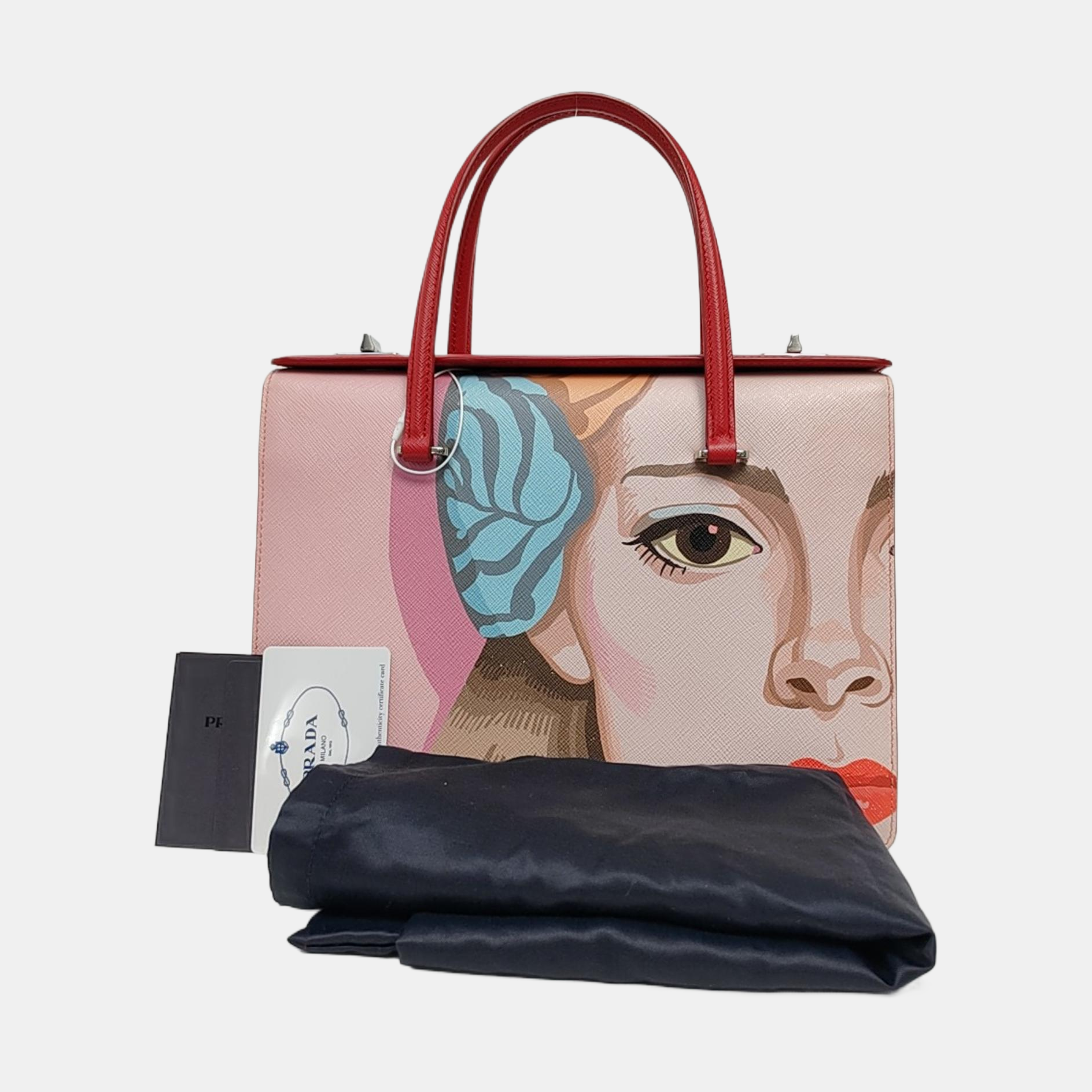 Twin Saffiano Calfskin Pink