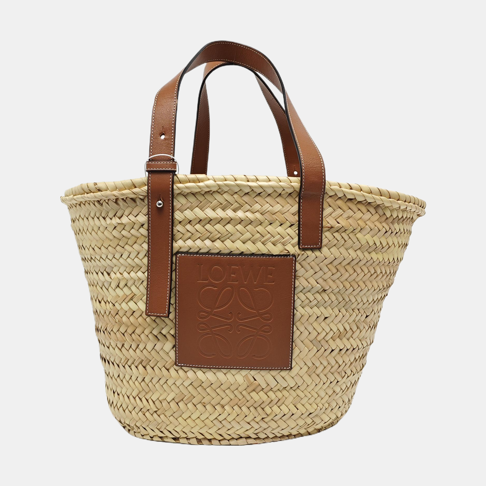 Basket Straw Beige