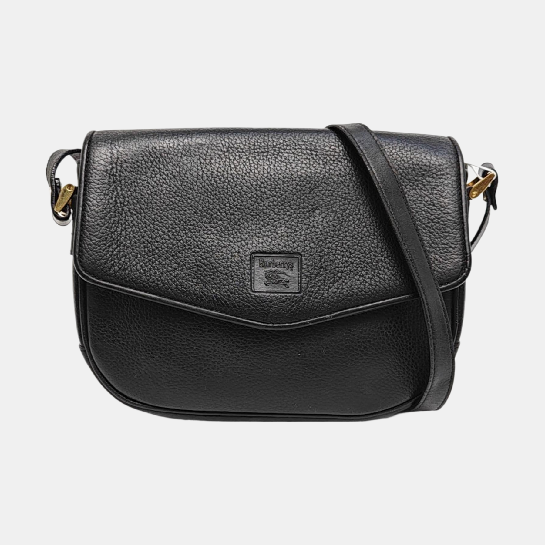 Calfskin Shoulder Bag Black