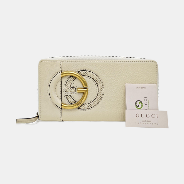 Calfskin Wallet Beige