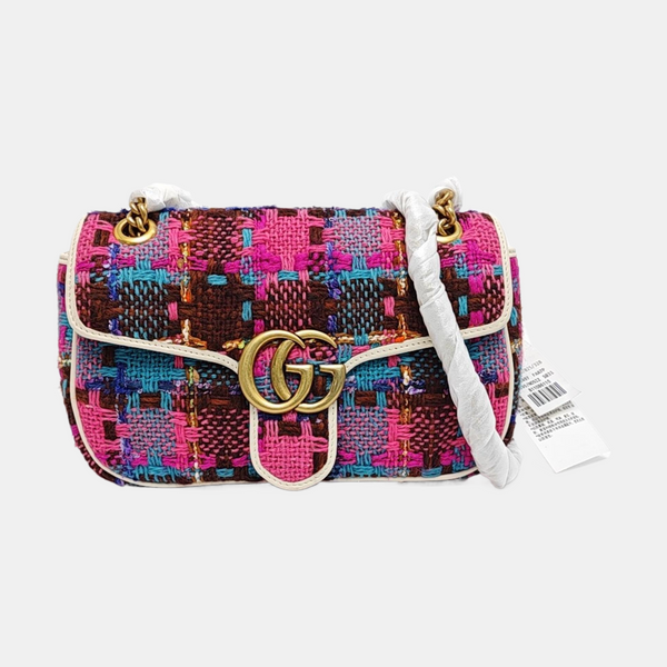 GG Marmont Small Wool Multicolor