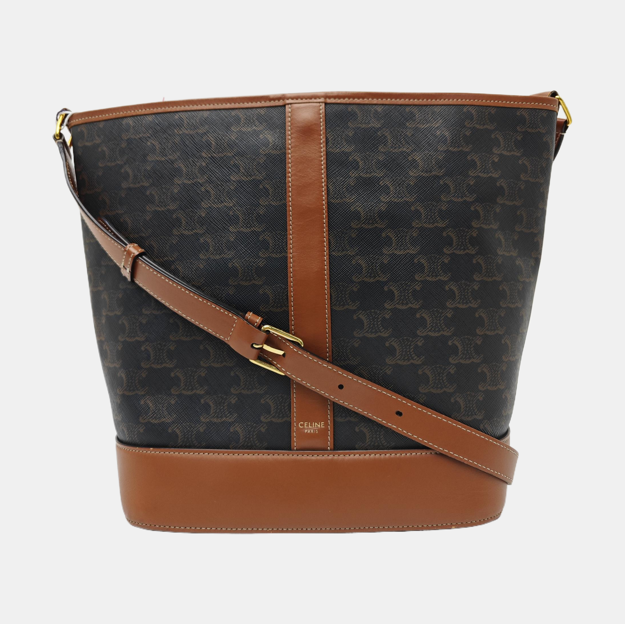 TRIOMPHE CANVAS Small Coated Canvas Brown