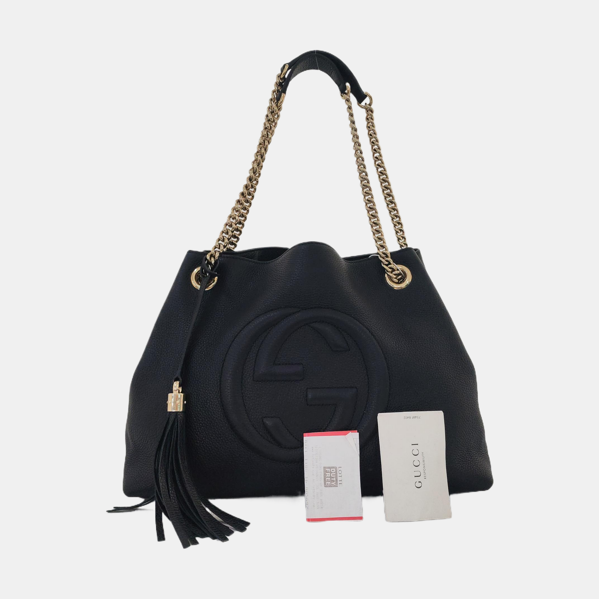 Soho Large Calfskin Black