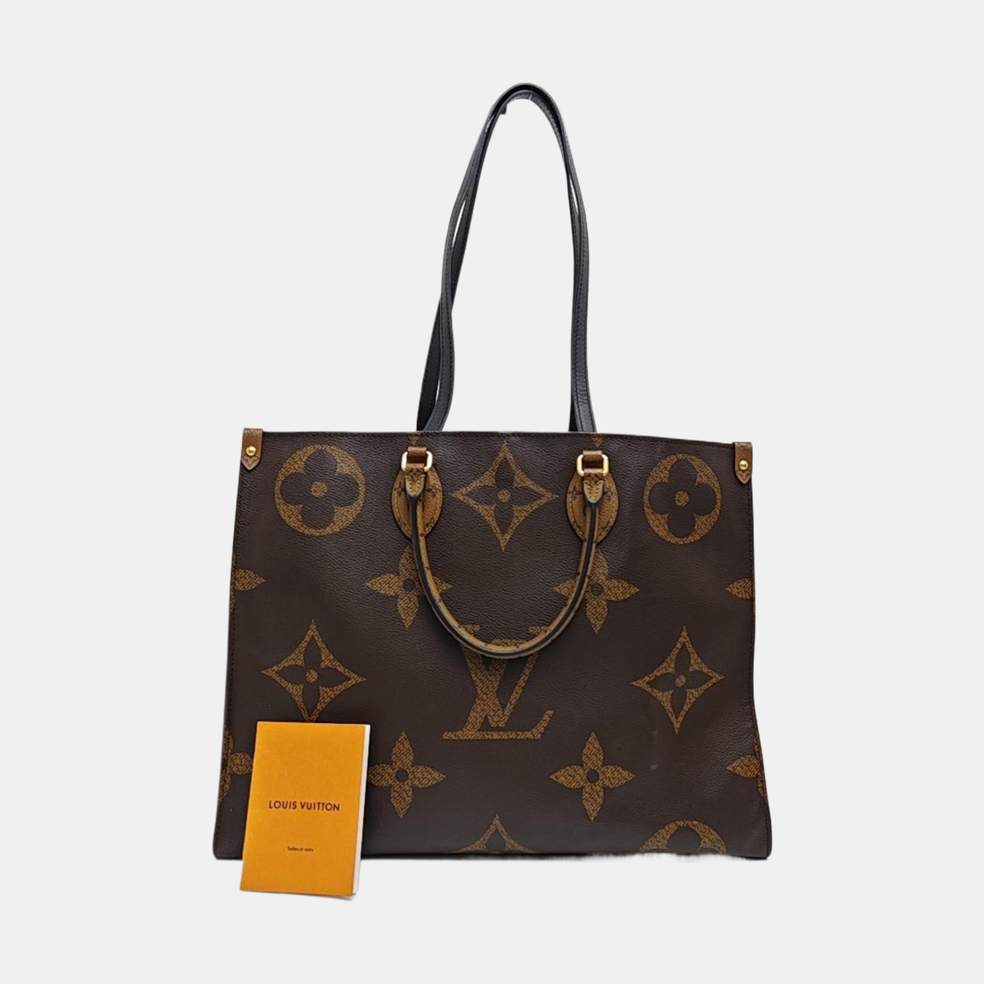 ONTHEGO GM Monogram Coated Canvas Brown