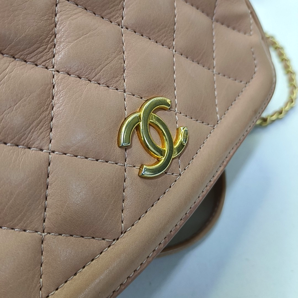 Small Quilted Calfskin Pink