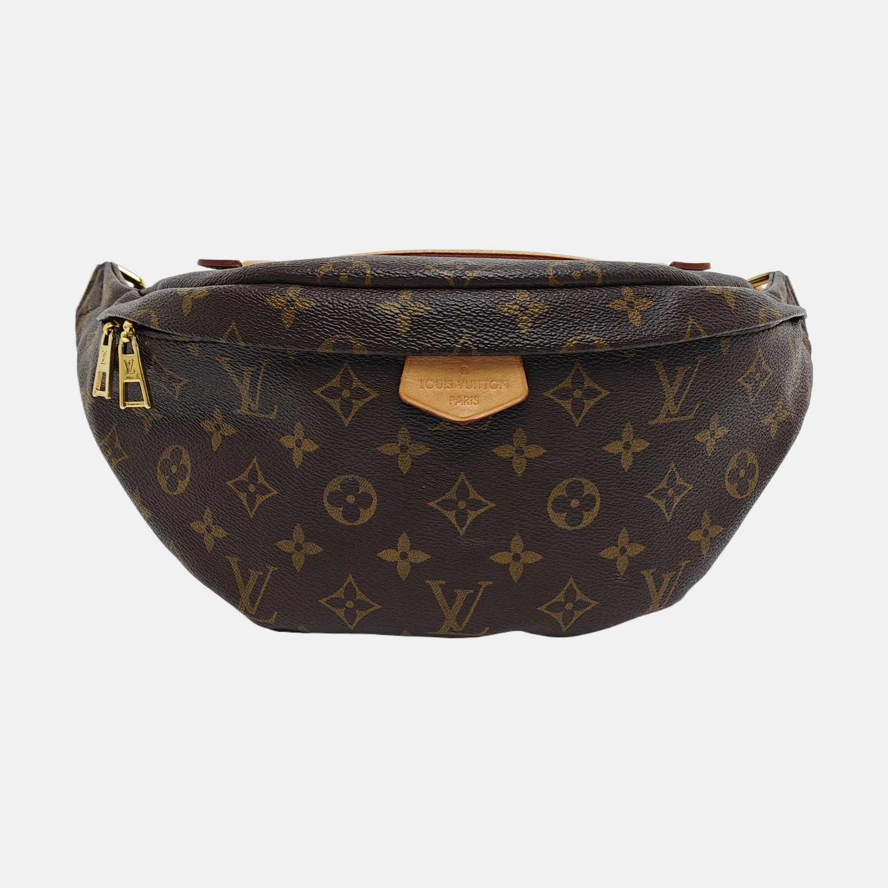 BUMBAG Monogram Coated Canvas Brown