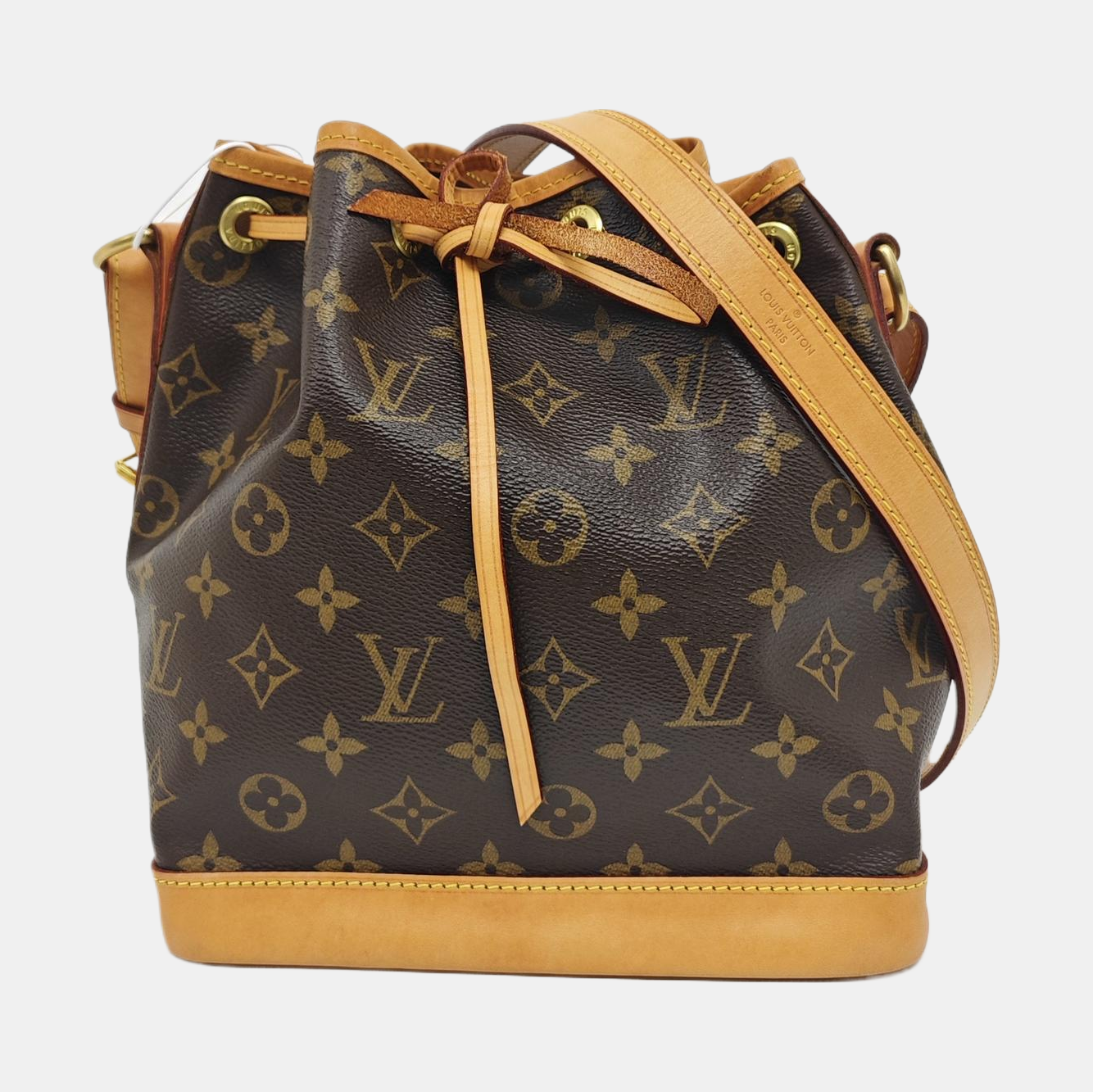 NOÉ BB Monogram Coated Canvas Brown