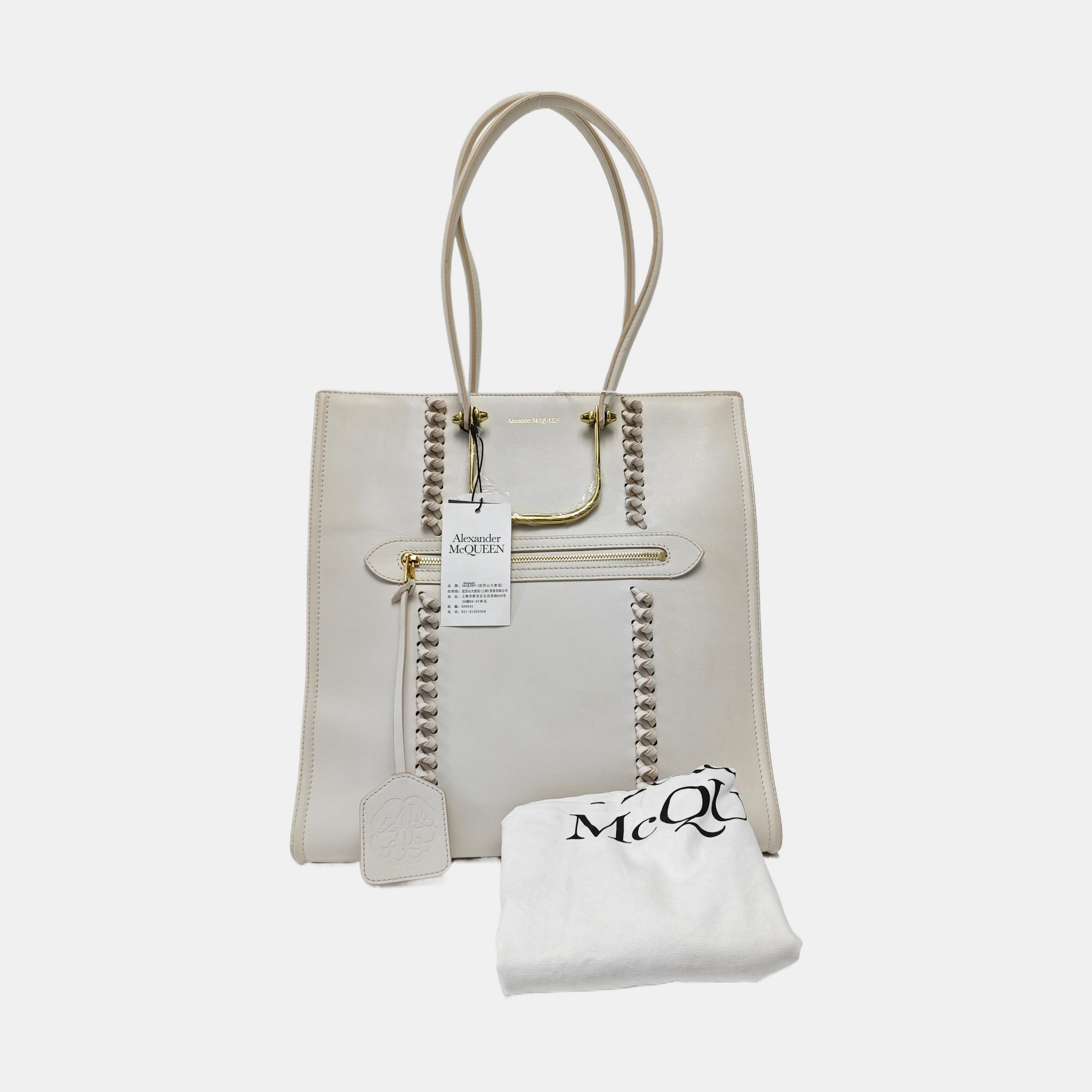 Calfskin Tote Bag White