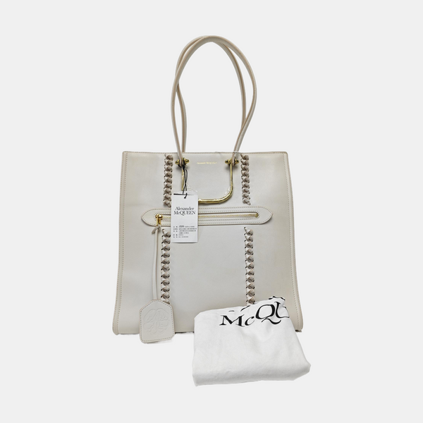 Calfskin Tote Bag White