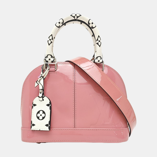ALMA BB Monogram Patent Leather Pink