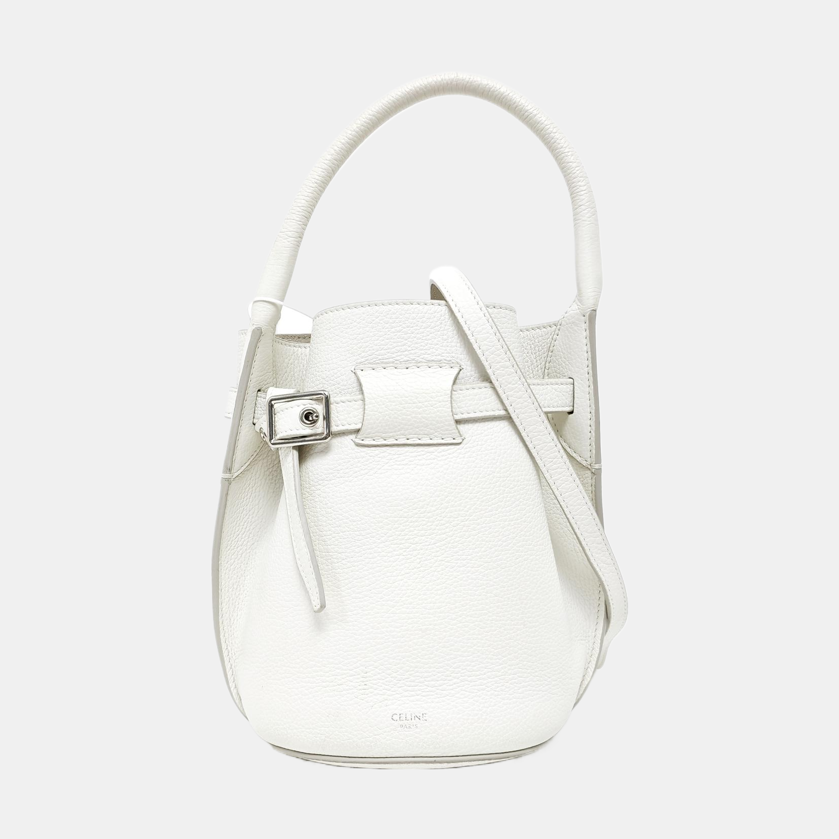 BIG BAG Nano Calfskin White